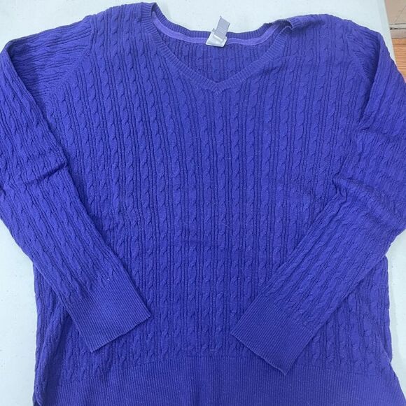 JCPenney Purple Sweater  - Picture 1 of 4
